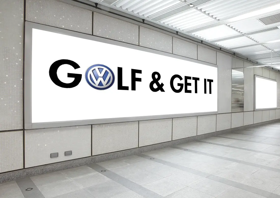 Volkswagen — Golf artwork